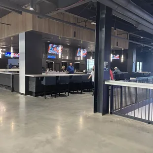 Second floor bar