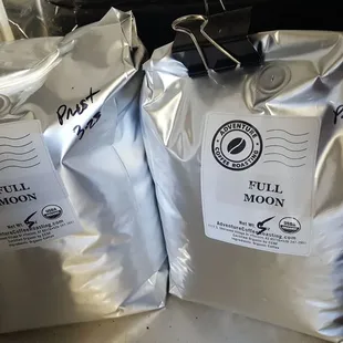5 pound bags of the delicious Full Moon blend