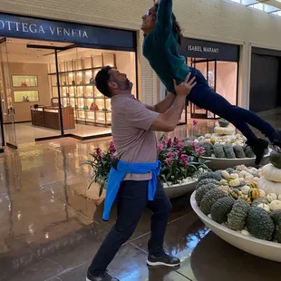 Our best moment today was recreating the famous dance scene from Dirty Dancing!