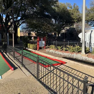 Mini golf course. 3