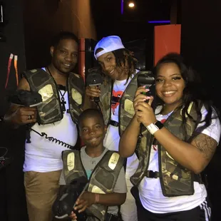 Laser Tag was the truth with fam. We really truly enjoyed it.
