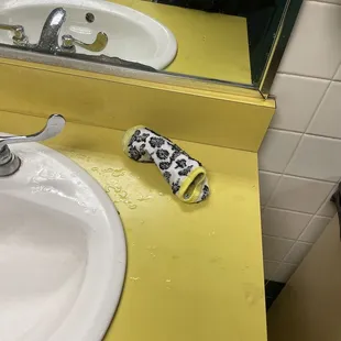 Just a couple photos I was sending my husband from the bathroom.