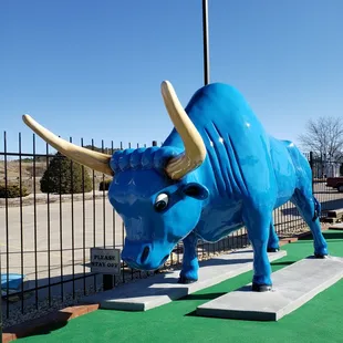 Babe the blue ox on Story Land