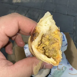 Cheeseburger spring rolls