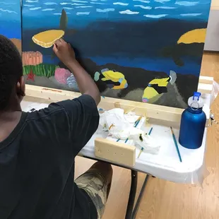 My 9yo son in action.