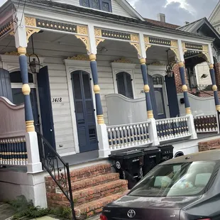 Beautiful shotgun houses built by the French