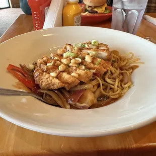 Spicy Thai Chicken Noodle Bowl