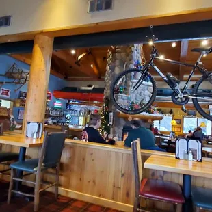 Wide angle view from our table