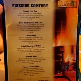 New Comfort menu