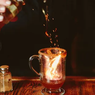 We make delicious Spanish Coffees and other yummy coffee cocktails