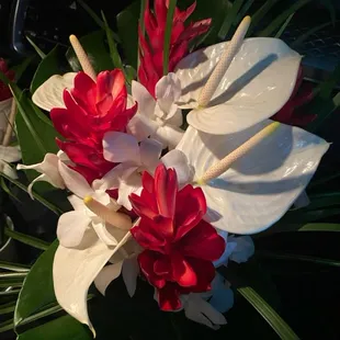 Bridal tropical bouquet.