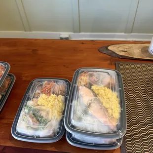 Various lunch boxes available