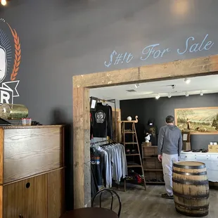 Room with merchandise