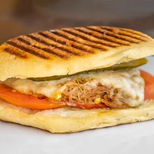 a pulled pork sandwich