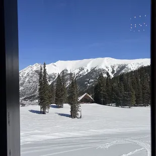 View from the table.