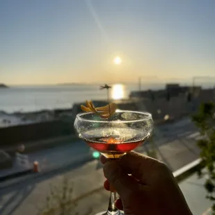 Sunset cocktail
