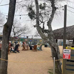 Rear entertainment area