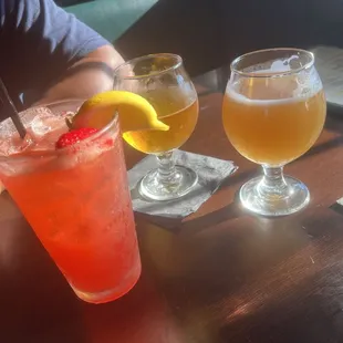 The quencher, Toppling Goliath King Sue, and Victory Sour Monkey