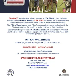 PGA HOPE Flyer