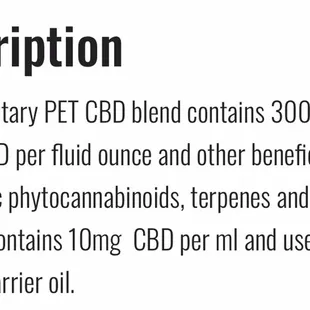 Myriam's Hope Pet Description