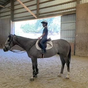 Riding lesson