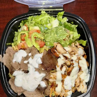 COMBO CHICKEN AND GYRO BOWL