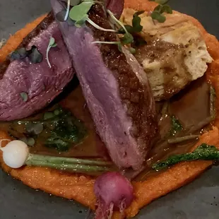 Gebratene Entenbrust (Peking duck breast)