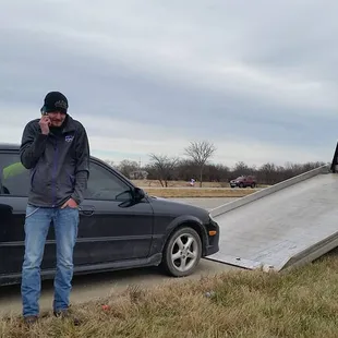 Don't get stranded out in the cold weather. If you do give us a call 316-425-8684