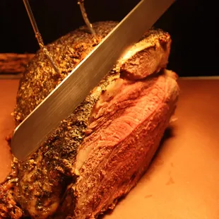 Carving the Top Sirloin