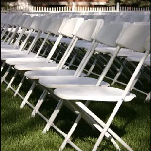 Chairs $0.50 each 
Clean and sanitized after each use