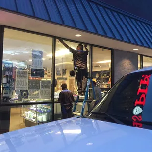 Installing an insulated glass unit .