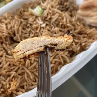 Chicken Kabob inside