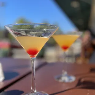 Peach martini