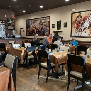 This is almost every table in the place. It's a bit small.