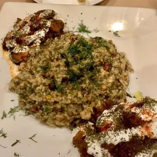 Risotto with Eggplant & Butternut Squash