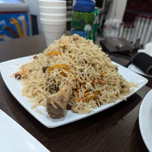 Kabuli Palau (with lamb shank)