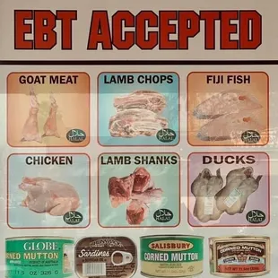 an advertisement for a fresh halal market