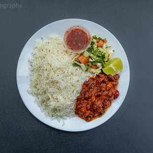 White rice with Red Bean