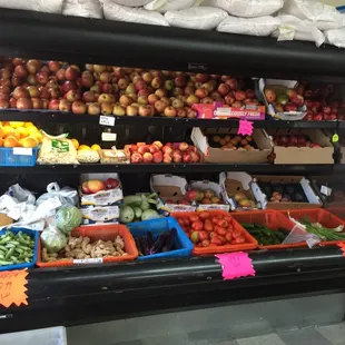 Fresh fruits and vegetables