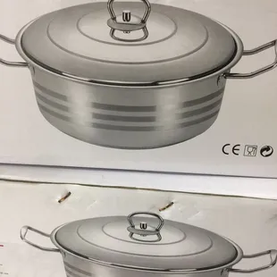 two pans with lids