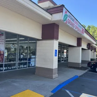 the front of the store