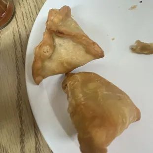 Potato samosas