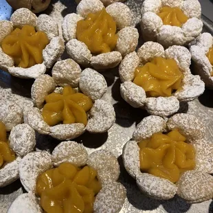 This is a dessert, very sweet in the center.