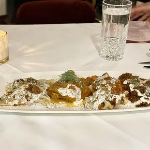 Assortment of dumplings