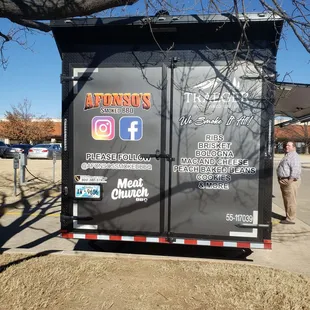 the back of the trailer