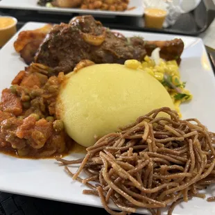 Fufu and lamb shank