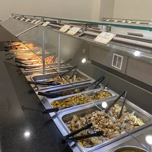 Chicken and Meat items 2 soups on the end