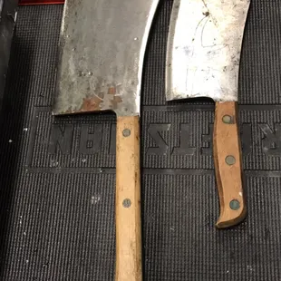 Before restored the handles and sharpening