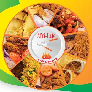 Delicious varieties of foods at AFRI-CAFE.