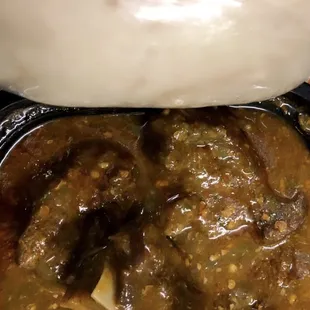 Fufu corn(dumplings) n okro